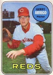1969 Topps Baseball Cards      213     Gerry Arrigo